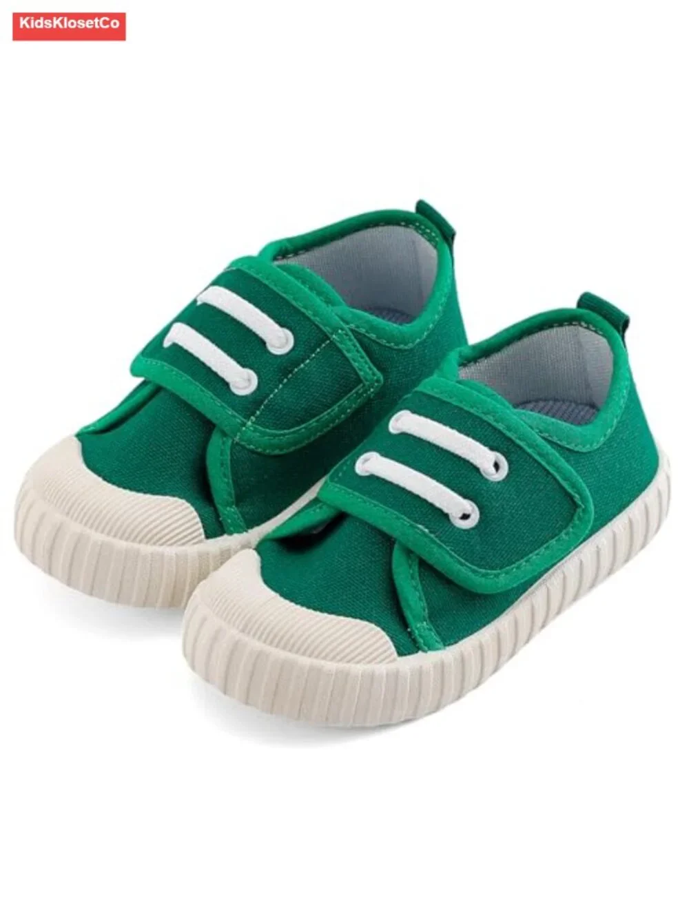 Toddler Low-Top Canvas Sneakers Hook & Loop Non-Slip Boys Girls